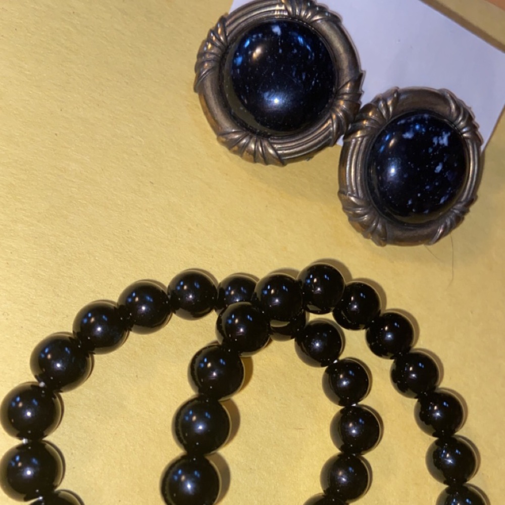 Earrings and bracelets